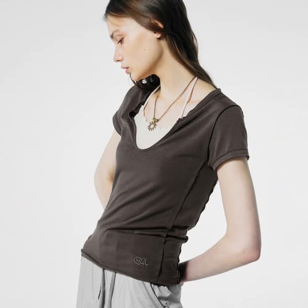 Vintage Symbol Logo Tee Mocha