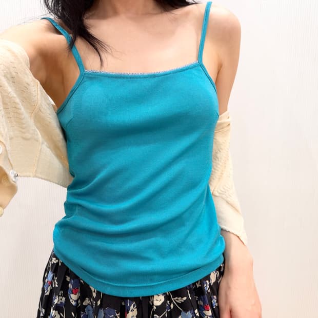 Marine blue sleeveless