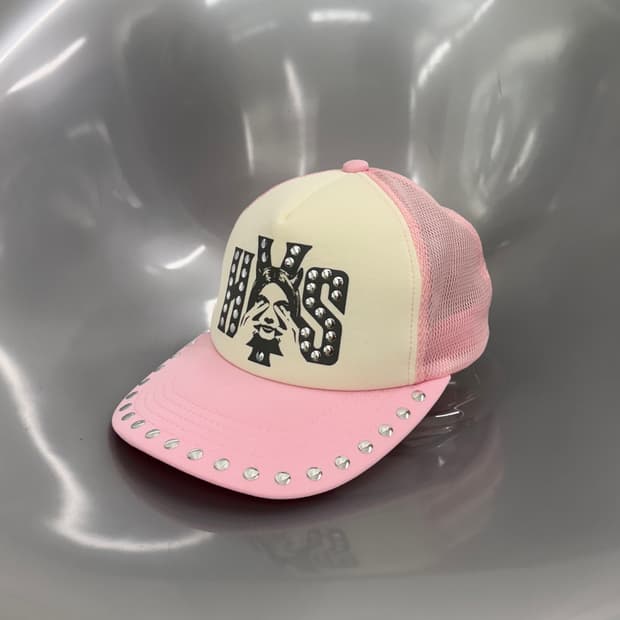 Hysteric Glamour SEE NO EVIL 스터드 메쉬 캡