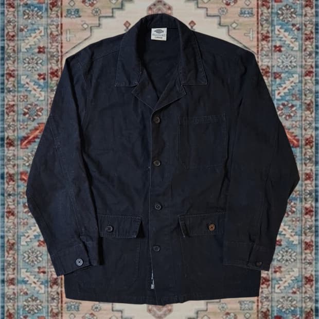 Dickies 빈티지 블랙 워크 자켓 L