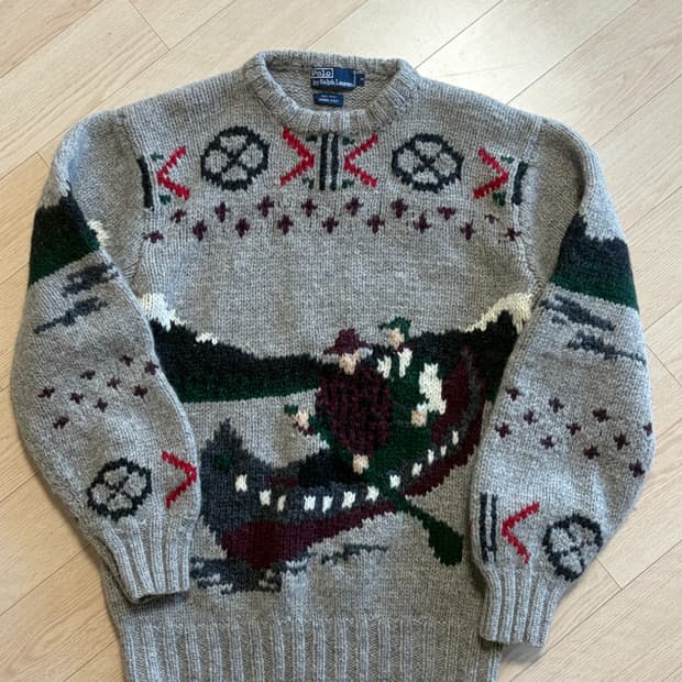 (M) 폴로 컨트리 카누 니트 polo 랄프로렌