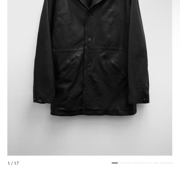 (구매) XS youth washed leather jacket