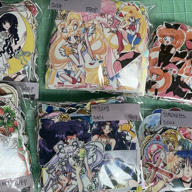 90년대 추억의 애니 인스컷 세트(세일러문,카드캡터체리,괴도잔느