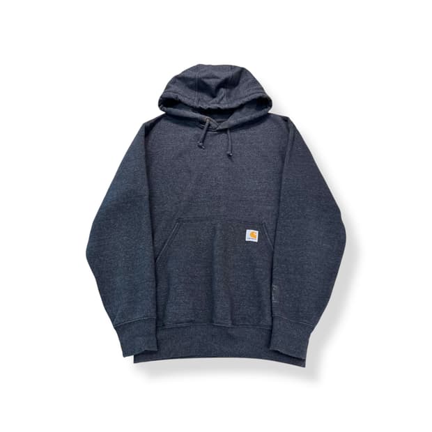 100 칼하트 WIP 로고 챠콜 후드티