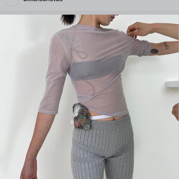 ulika sanctus mesh top 울리카상투스 메쉬탑
