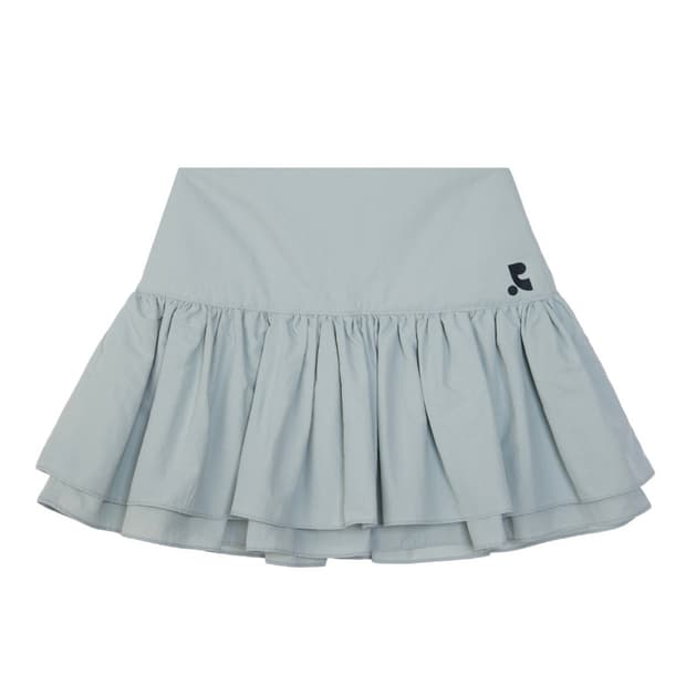 레스트앤레크레이션 RUFFLE MINI SKIRT - SKY BLUE