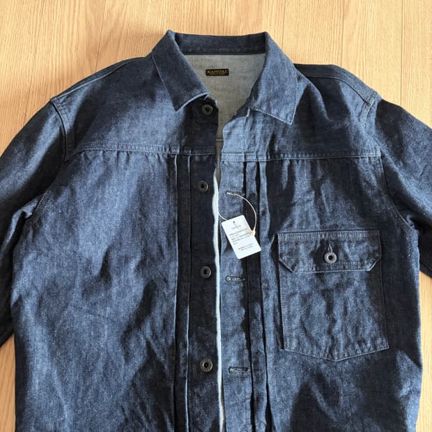 캐피탈 14온즈 데님 1st 자켓 인디고