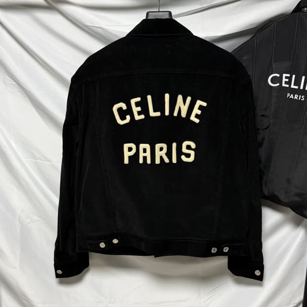 [S+급/XL] 셀린느 코듀로이 파리스 트러커 자켓