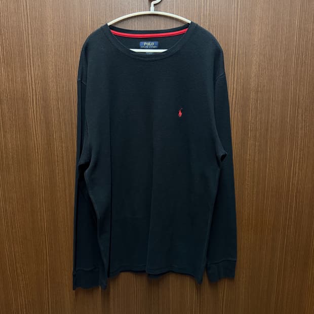 폴로 와플 긴팔 롱슬리브 XL