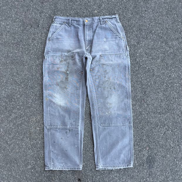 OG USA 칼하트 B01 GVL 더블니 카펜터팬츠