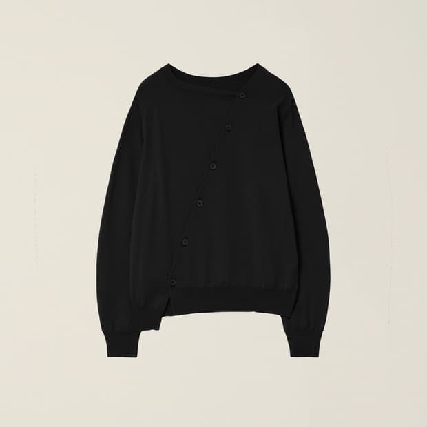 [L] Nouvmaree 2way gardigan black 25ss