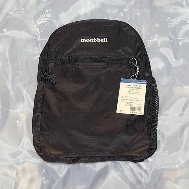 몽벨 포켓터블 라이트팩 10L 백팩 (새상품)