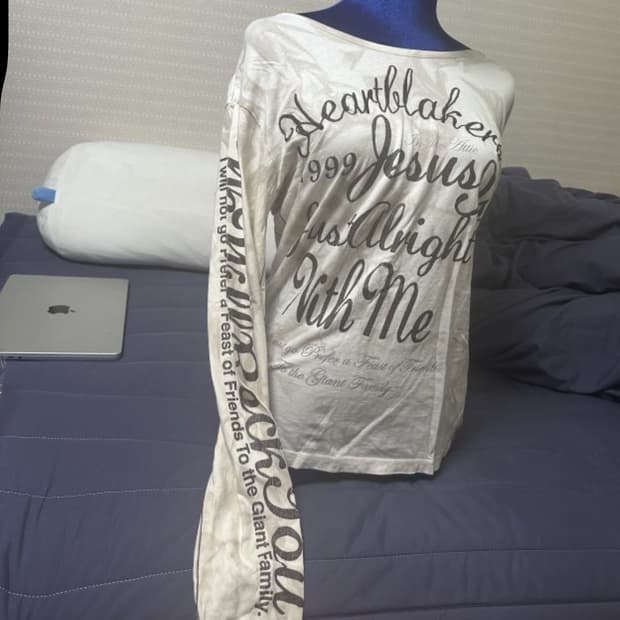 빈티지 레터링 롱슬리브