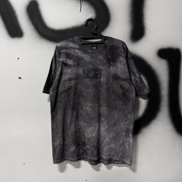 오베이 타이 다이 멀티 프린팅 반팔 티셔츠