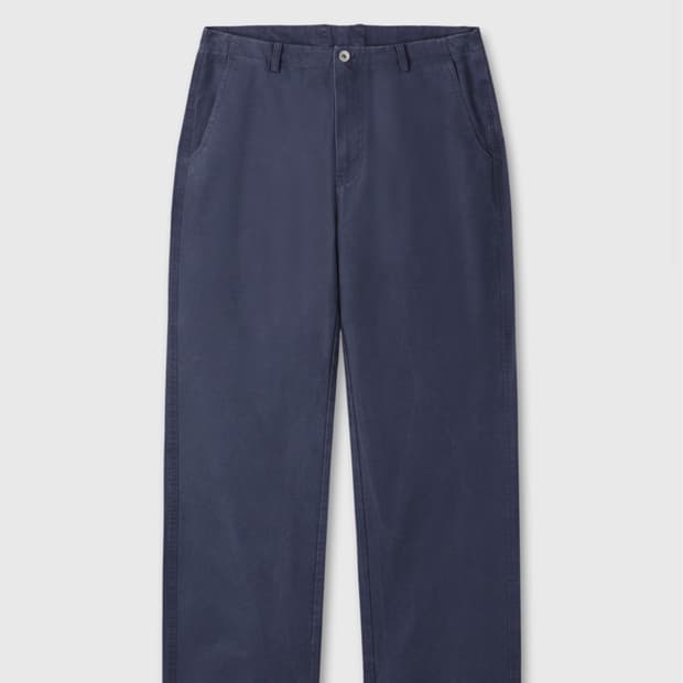[M] Peached oxford work pants