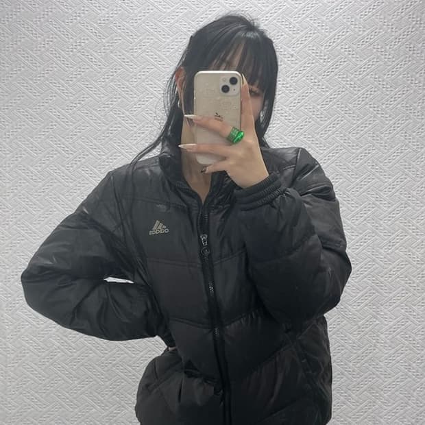 아디다스 올드스쿨 블랙 푸퍼 패딩 95 C08359