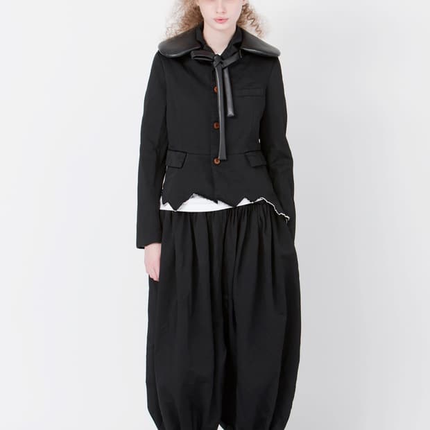 Gray/ Deconstructed Tailored Jacket