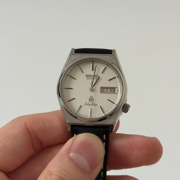 1980s Silverwave Silver Quartz