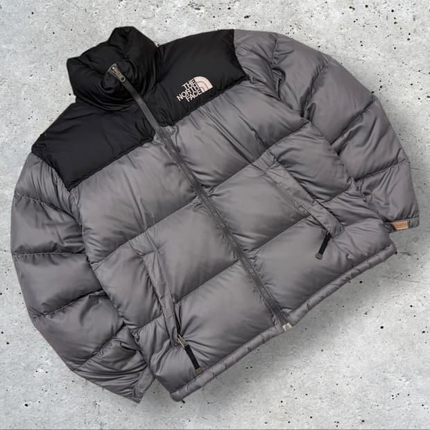 [95] 노스페이스 700 다운 눕시 패딩 회색/블랙 B575