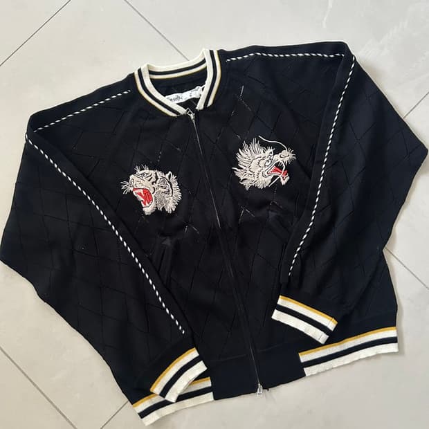 KNIT SUKAJAN 니트 스카잔