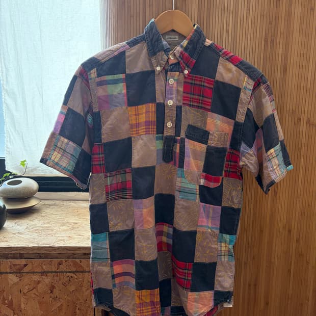 INDIA COTTON PATCH SHIRT