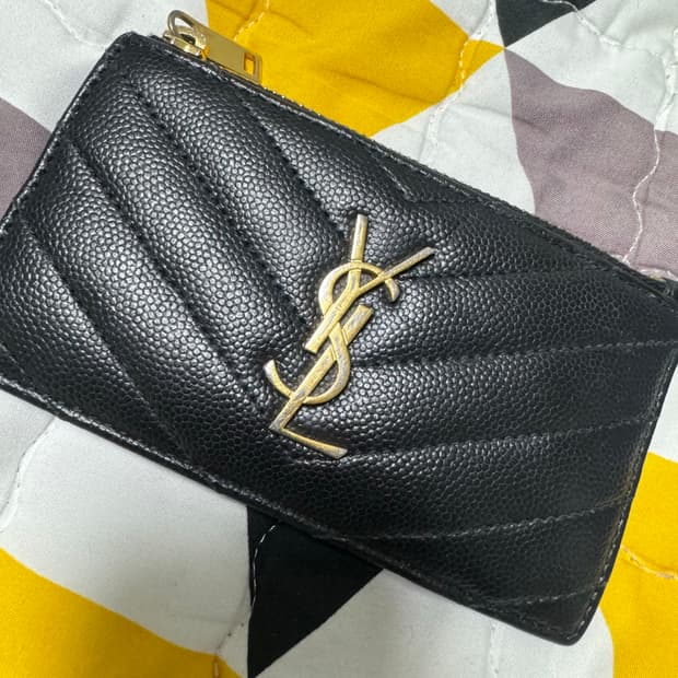 정품 입생로랑 지퍼 지갑