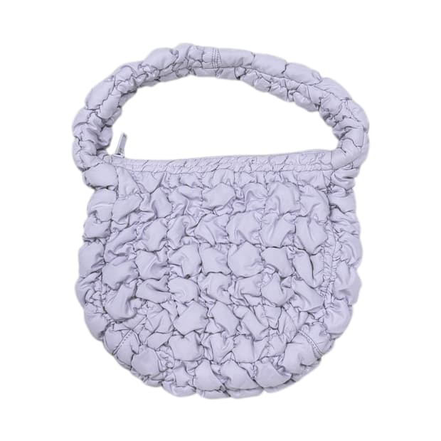 COS 코스 퀄티드 구름 미니백 가방 퍼플 연보라