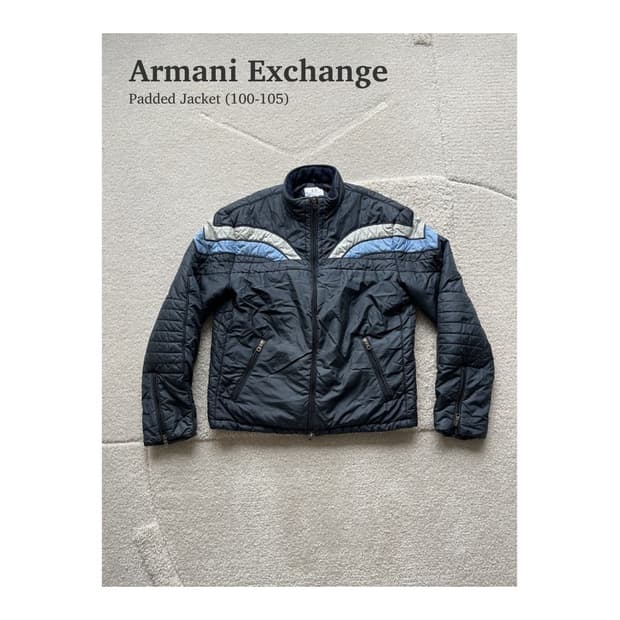 아르마니 익스체인지 패디드 자켓 (100-105)