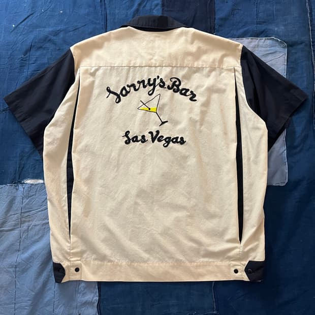 빈티지 USA 체인스티치 볼링 셔츠