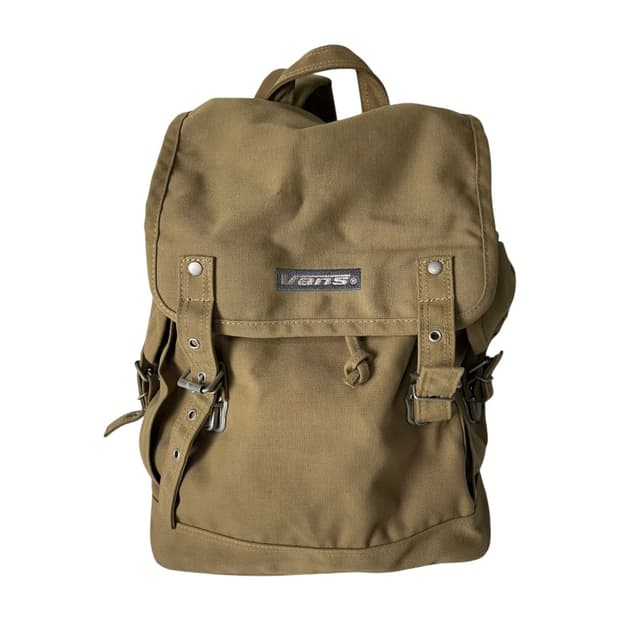 [VANS] OLD 반스 카키 캔버스 백팩