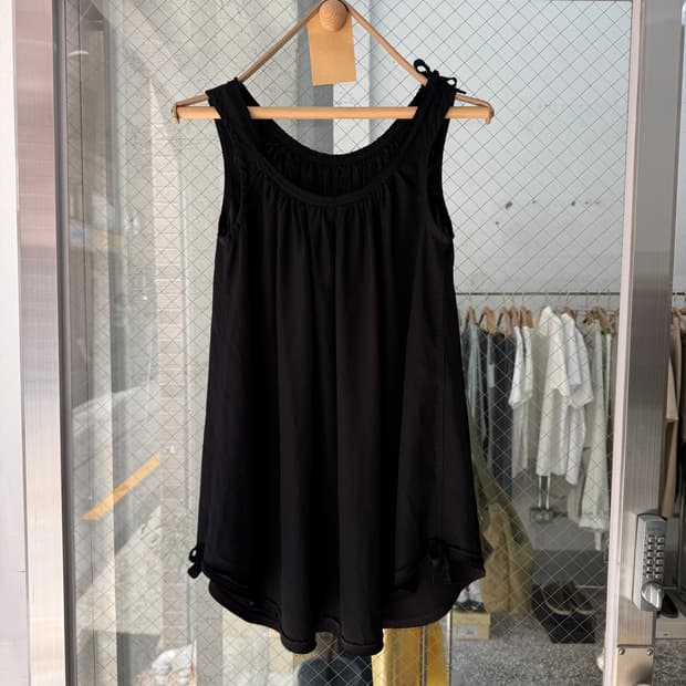 LIMI feu Raw Ribbon Sleeveless Top