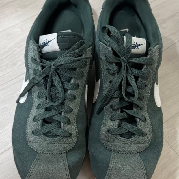 나이키 코르테즈 스웨이드 빈티지 그린 285