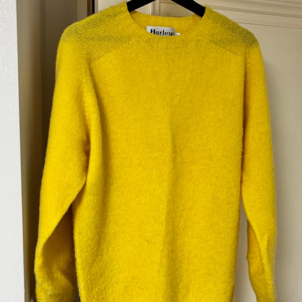 할리오브스코틀랜드 쉐기독 니트 XL