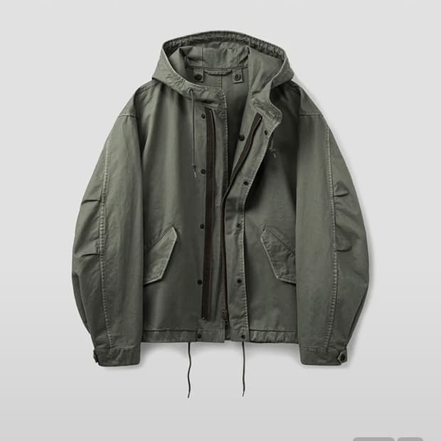 [L] 유니온블루 M51 밀리터리 숏 파카 카키