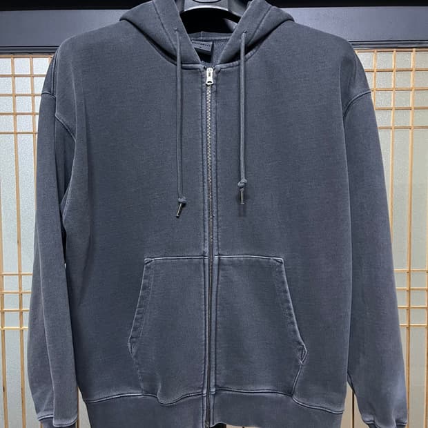 XL)소버먼트 헤비 후드집업 네이비스톤