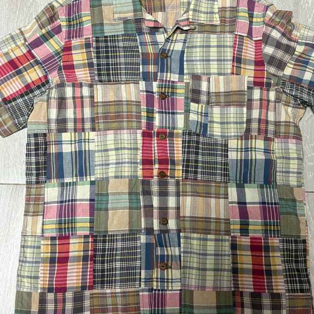 폴로 랄프로렌 패치워크 반팔셔츠