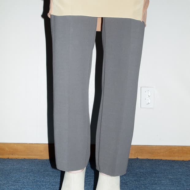Virgin Wool Slack Pants