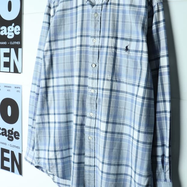 (M-XL) 폴로 랄프로렌 셔츠 남방 90년대 오버사이즈-H34746