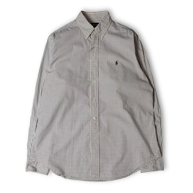 폴로랄프로렌 퍼플 핑크 그린 멀티배색 체크 긴팔 셔츠 클래식핏 16