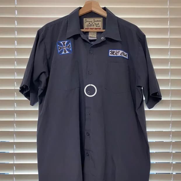 90s웨스트코스트차퍼스 반팔워크셔츠