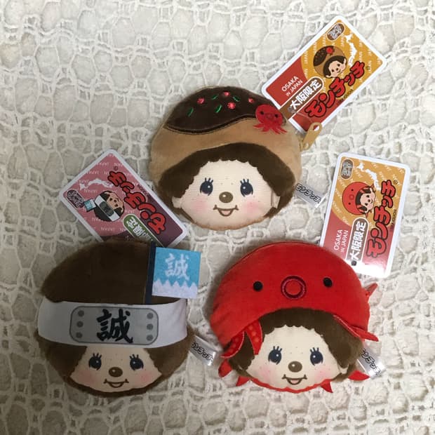 🐙오사카 한정판 몬치치 파우치🐵
