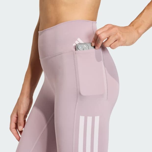 새상품)아디다스 옵티메 워크아웃 포켓레깅스 핑크