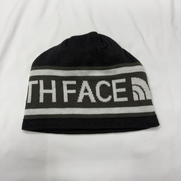 노스페이스 페이스 로고 니트 비니