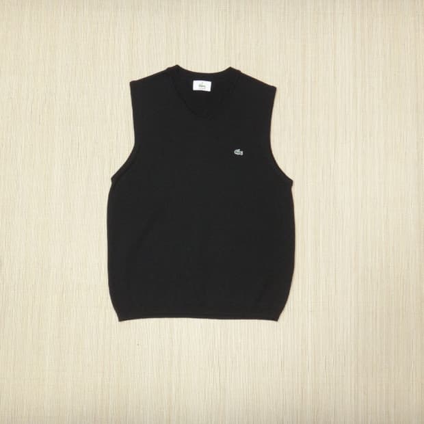 (95size) lacoste 라코스테 여성 브이넥 니트 조끼