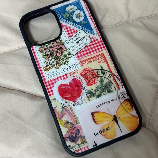 글로니 vintage stamp phonecase iphone15