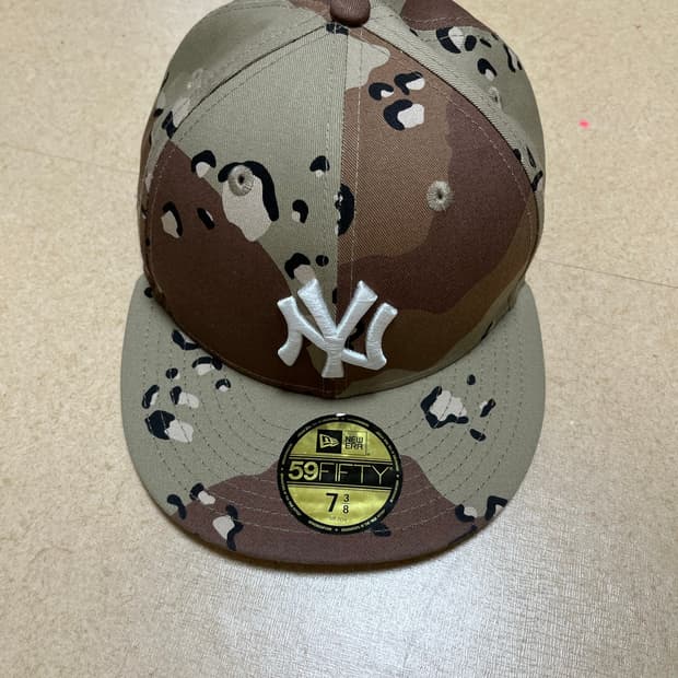뉴에라 59FIFTY 뉴욕 양키스 카모 모자 7 3/8