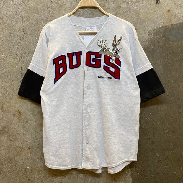 90s Made in USA 빈티지 벅스버니 야구 반팔티 