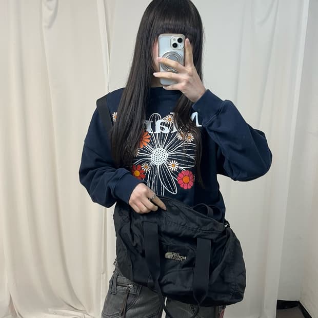 The North Face black cross bag
