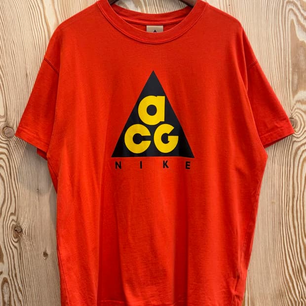 나이키 acg 자이언트 로고 오렌지