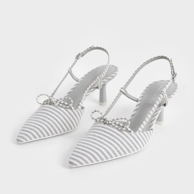 찰스앤키스 슬링백 힐 구두